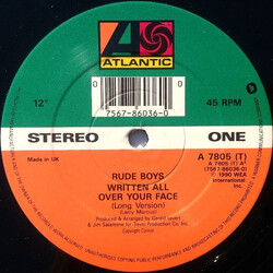 Rude Boys Written All Over Your Face Vinyl 12" USED