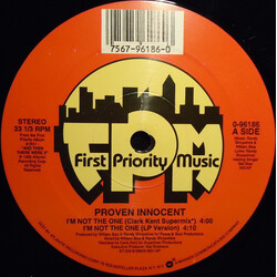 Proven Innocent I'm Not The One Vinyl 12" USED