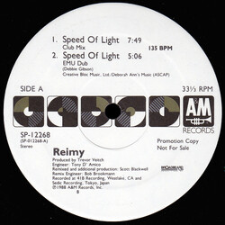 Reimy Speed Of Light Vinyl 12" USED