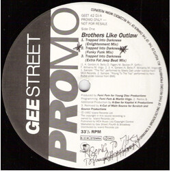 Brothers Like Outlaw Trapped Into Darkness Vinyl 12" USED