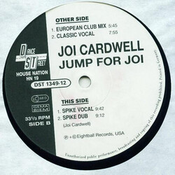 Joi Cardwell Jump For Joi Vinyl 12" USED