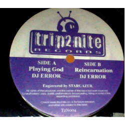 DJ Error Playing God / Reincarnation Vinyl 12" USED