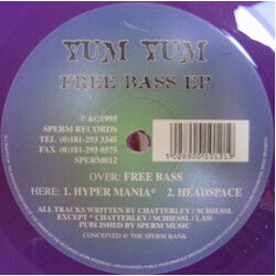 Yum Yum Free Bass EP Vinyl 12" USED