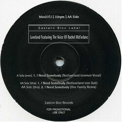 Loveland / Rachel McFarlane I Need Somebody Vinyl 12" USED