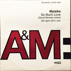 Malaika So Much Love (David Morales Mixes) Vinyl 12" USED