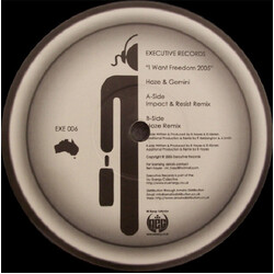 Haze (4) / Gemini (8) I Want Freedom 2005 Vinyl 12" USED