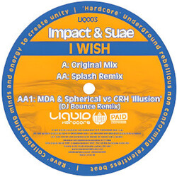 DJ Impact / Suae / MDA & Spherical / DJ GRH I Wish / Illusion (DJ Bounce Remix) Vinyl 12" USED
