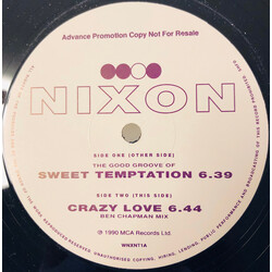 Nixon Crazy Love / The Good Groove Of Sweet Temptation Vinyl 12" USED