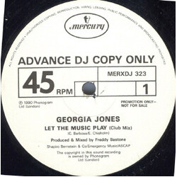 Georgia Jones Let The Music Play Vinyl 12" USED
