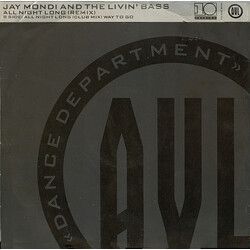 Jay Mondi & The Livin' Bass All Night Long (Remix) Vinyl 12" USED