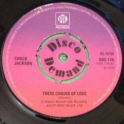 Chuck Jackson These Chains Of Love Vinyl 7" USED