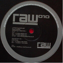 Guy McAffer RAW 010 Vinyl 12" USED