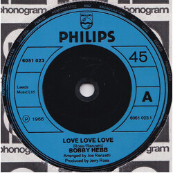 Bobby Hebb Love Love Love / Sunny Vinyl 7" USED