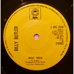 Billy Butler Right Track Vinyl 7" USED