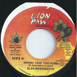 Glen Washington Wanna Take You Home Vinyl 7" USED