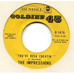 The Impressions You've Been Cheatin' Vinyl 7" USED
