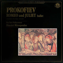 Sergei Prokofiev / Dimitri Mitropoulos / New York Philharmonic Romeo And Juliet (Excerpts-Auszüge-Extraits) Vinyl LP USED
