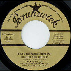 Jackie Wilson (Your Love Keeps Lifting Me) Higher And Higher Vinyl 7" USED