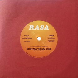 Rasa (9) When Will The Day Come / Questions In My Mind Vinyl 7" USED