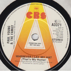 Paul Young / The Royal Family Wherever I Lay My Hat Vinyl 7" USED