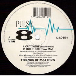 Friends Of Matthew Out There Vinyl 12" USED