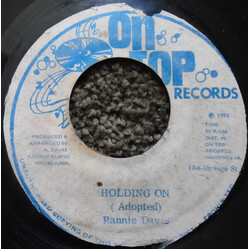 Ronnie Davis Holding On Vinyl 7" USED