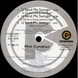Mint Condition U Send Me Swingin' Vinyl 12" USED