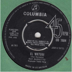 Ray Barretto El Watusi Vinyl 7" USED