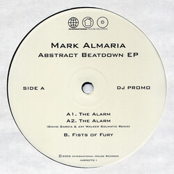 Mark Almaria Abstract Beatdown EP Vinyl 12" USED