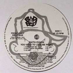 Faith Evans You Used To Love Me (Remix) Vinyl 12" USED
