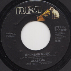 Alabama Mountain Music USED VINYL 7INCH 45 RPM SINGLE STYRENE STEREO