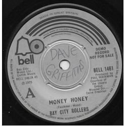 Bay City Rollers Money Honey Vinyl 7" USED