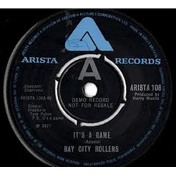 Bay City Rollers It's A Game Vinyl 7" USED