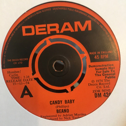 Beano Candy Baby Vinyl 7" USED