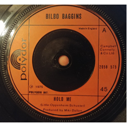 Bilbo Baggins (2) Hold Me Vinyl 7" USED