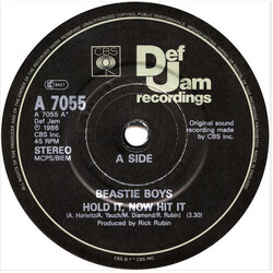 Beastie Boys Hold It, Now Hit It Vinyl 7" USED