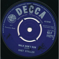 Rhet Stoller Walk Don't Run Vinyl 7" USED