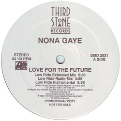 Nona Gaye Love For The Future Vinyl 12" USED