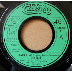 Genesis Paperlate Vinyl 7" USED