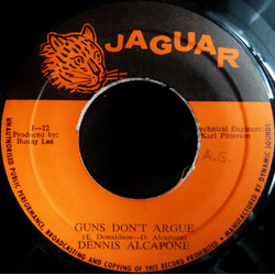 Dennis Alcapone Guns Don't Argue Vinyl 7" USED