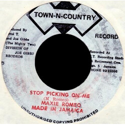 Max Romeo Stop Picking On Me Vinyl 7" USED