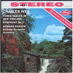 Charles Ives / Howard Hanson / Eastman-Rochester Orchestra Three Places In New England / Symphony No.3 Vinyl LP USED