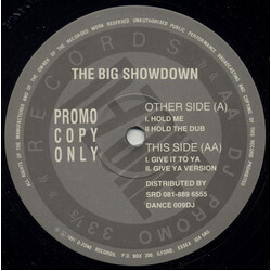 The Big Showdown Hold Me Vinyl 12" USED
