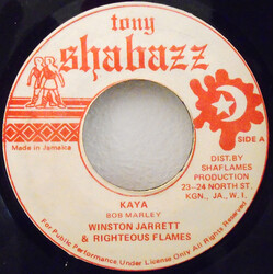 Winston Jarrett / The Righteous Flames Kaya Vinyl 7" USED