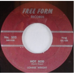 Lonnie Wright (3) Hot Rod / Down And Out Vinyl 7" USED