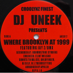 DJ Uneek (2) Crooklynz Finest Vinyl 12" USED