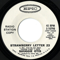 Shuggie Otis Strawberry Letter 23 / Ice Cold Daydream Vinyl 7" USED