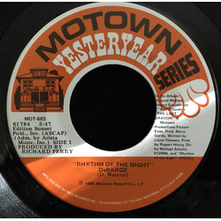 DeBarge Rhythm Of The Night / Who's Holding Donna Now USED VINYL 7INCH 45 RPM