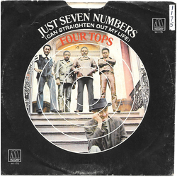 Four Tops Just Seven Numbers (Can Straighten Out My Life) Vinyl 7" USED