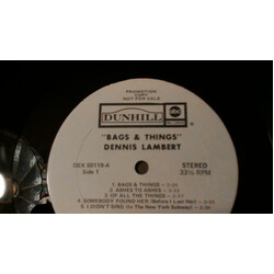 Dennis Lambert Bags & Things Vinyl LP USED